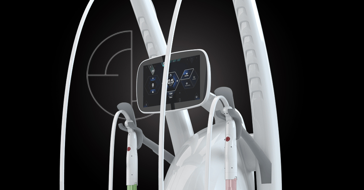 Everesse device image with 'Everesse' text behind it